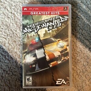 PSP GREATEST HITS NEED FOR SPEED MOST WANTED 5-1-0